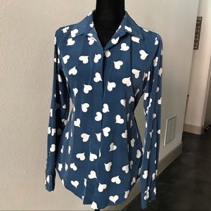 LC Button-Down Heart Blouse